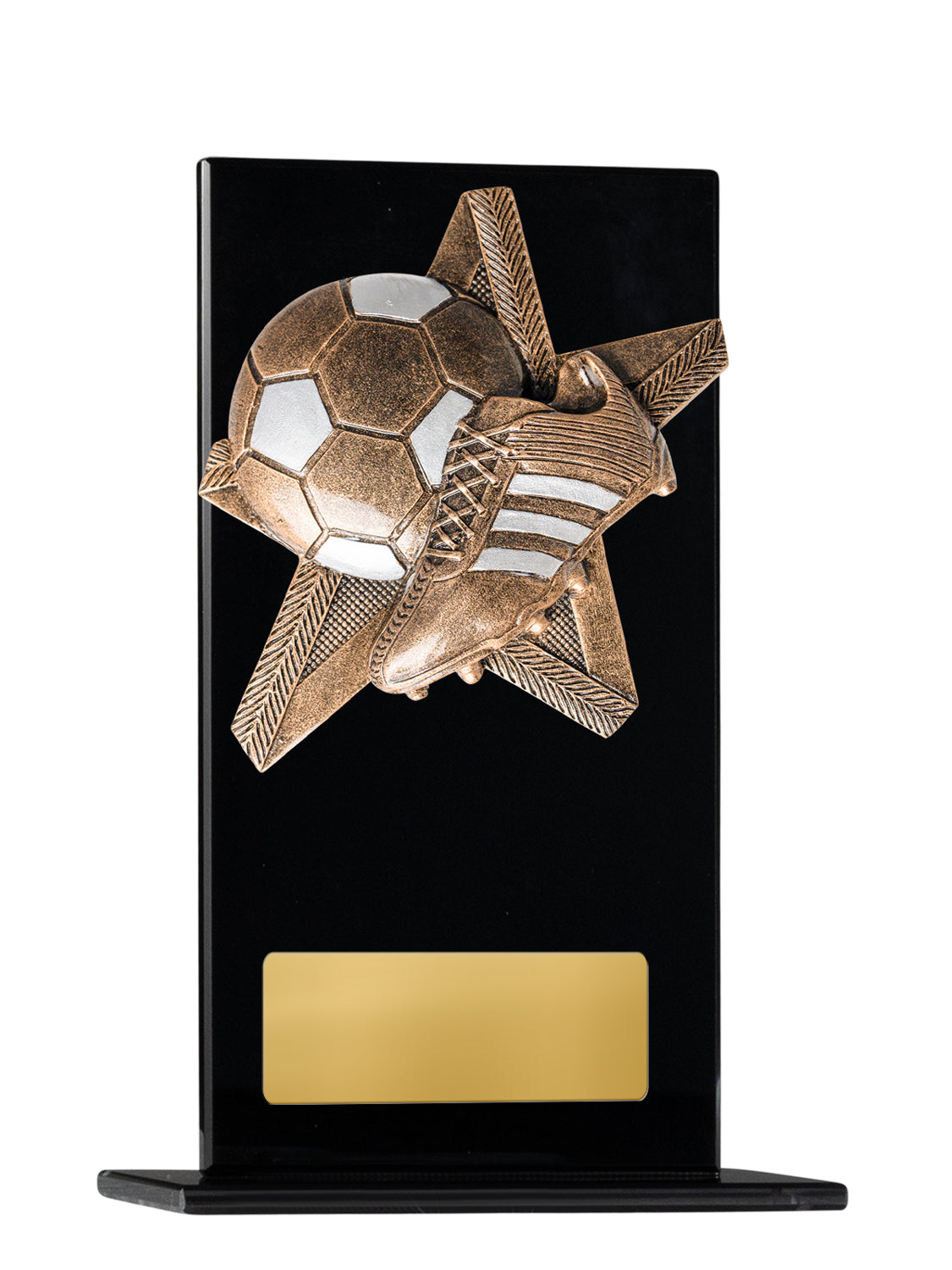 1215BKA-RS9  Black Glass Series-Football