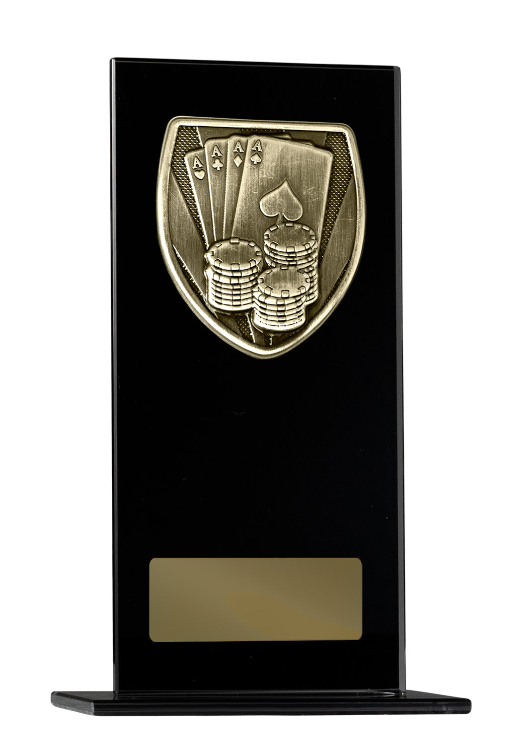 1215BKA-MS54G  Black Glass Series-Poker