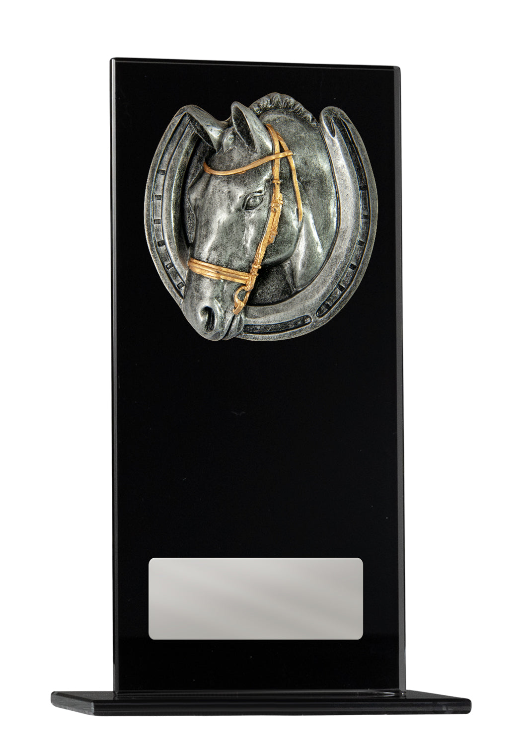 1215BKE-RI29G Black Glass Series-Horses