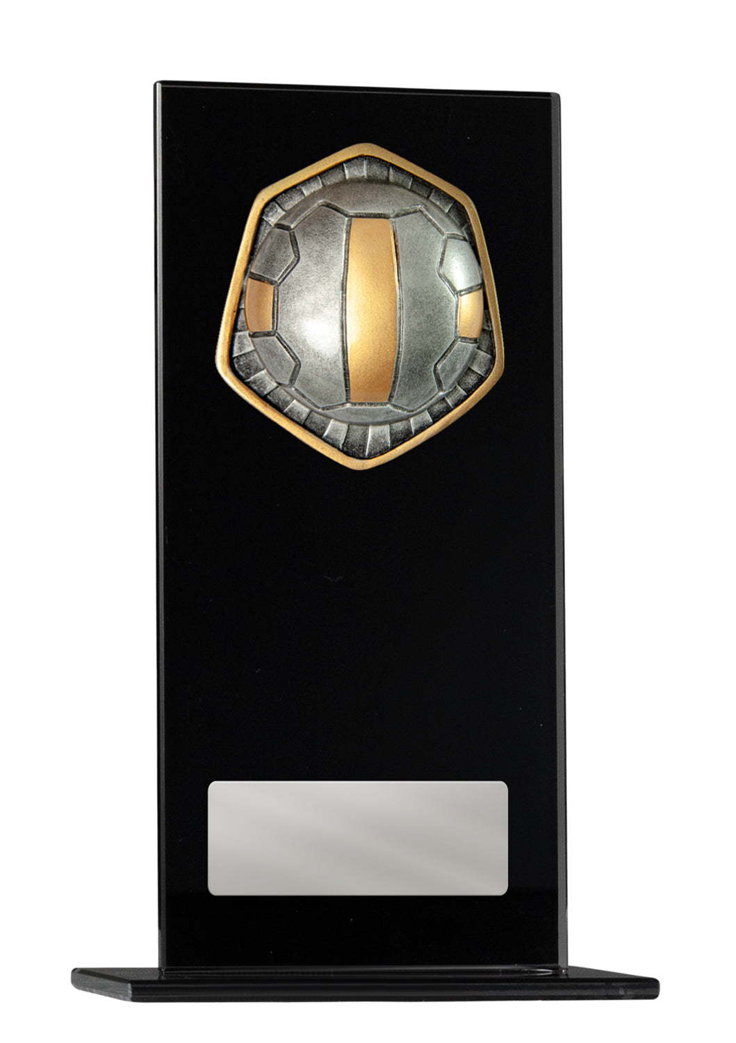 1215BKE-RI8B Black Glass Series-Netball