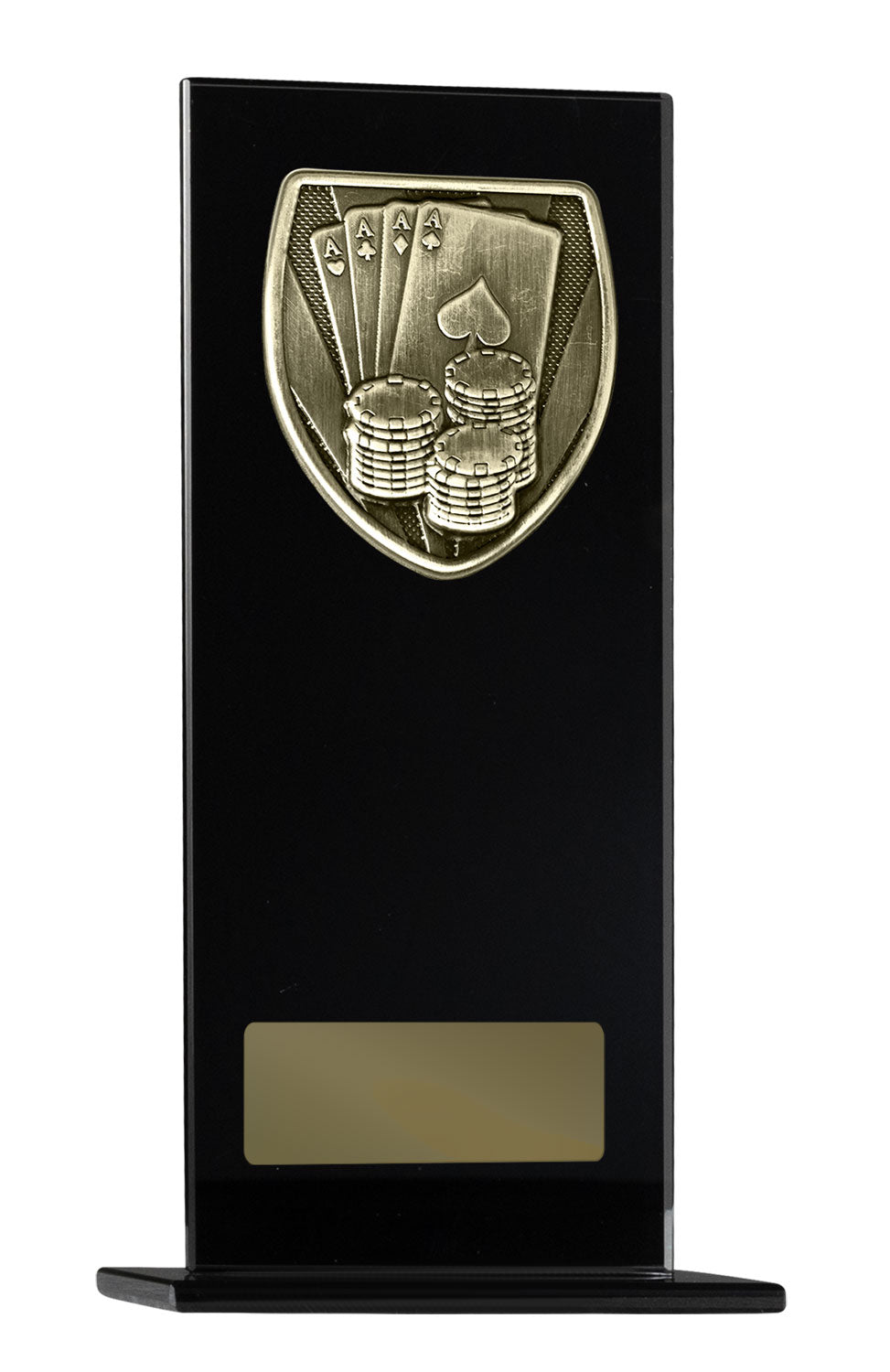 1215BKA-MS54G  Black Glass Series-Poker