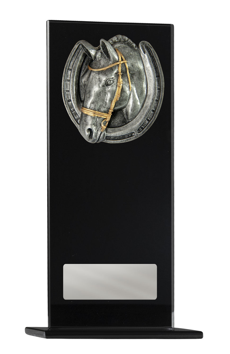 1215BKE-RI29G Black Glass Series-Horses