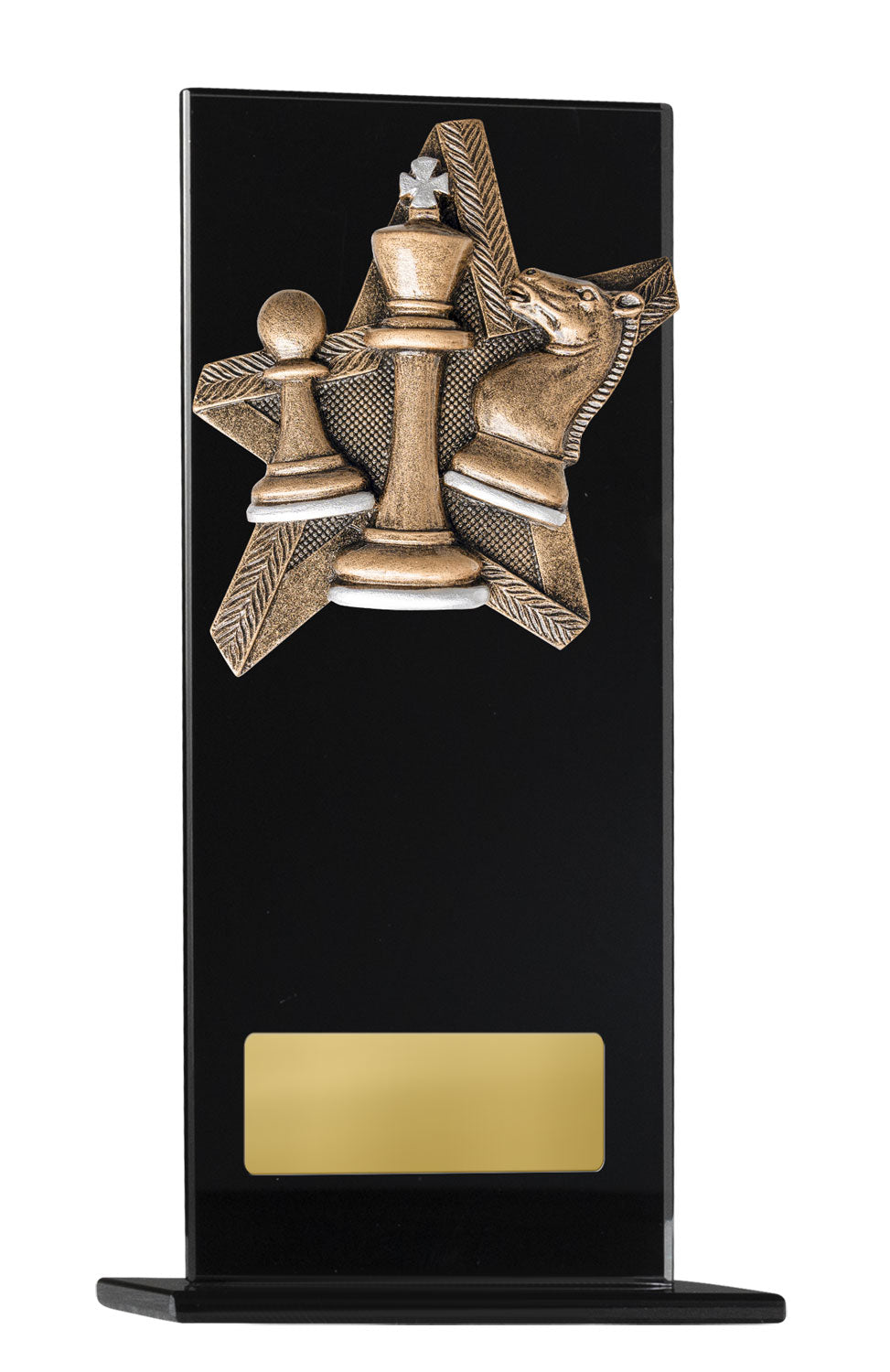 1215BKA-RS43  Black Glass Series-Chess