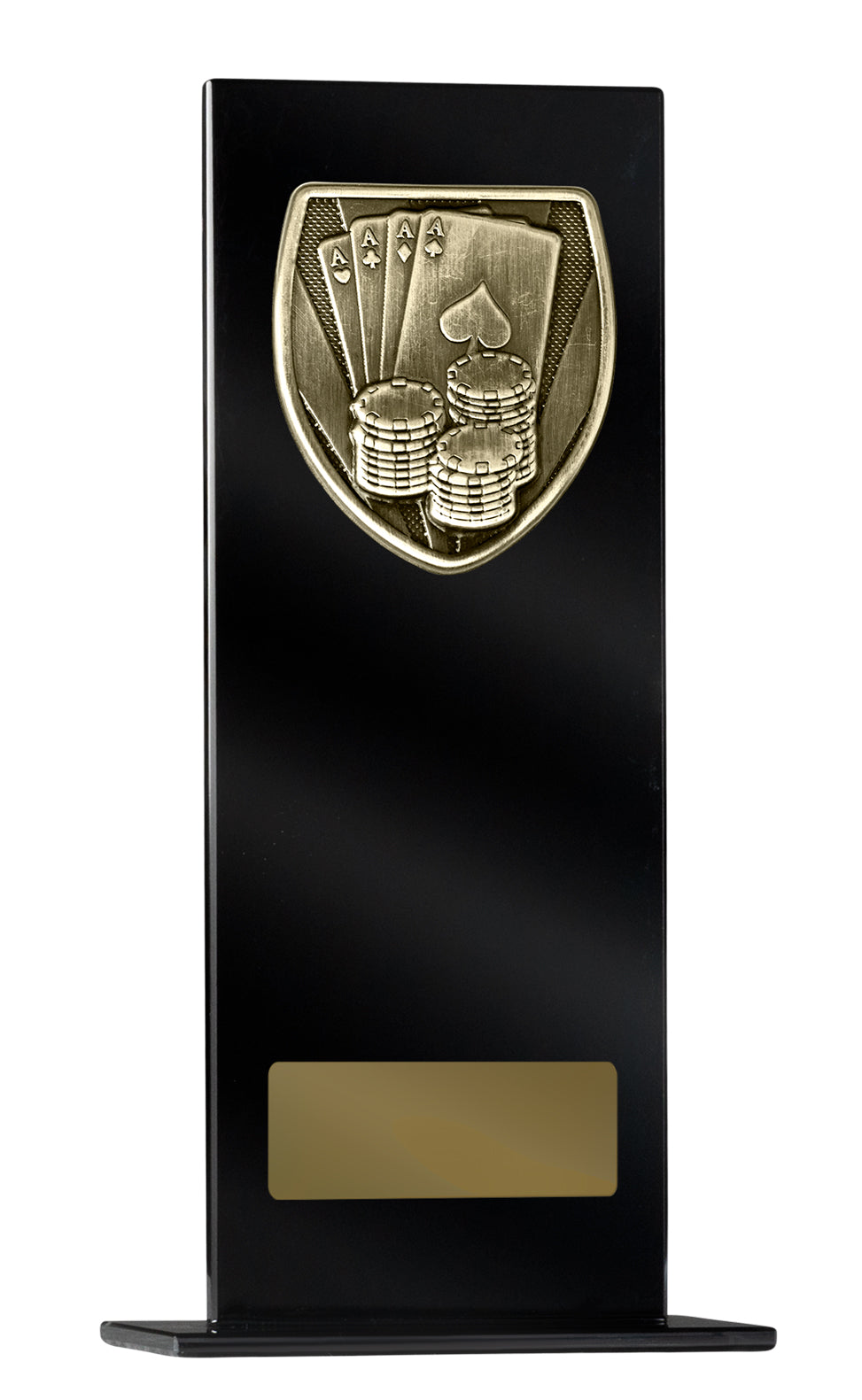 1215BKA-MS54G  Black Glass Series-Poker