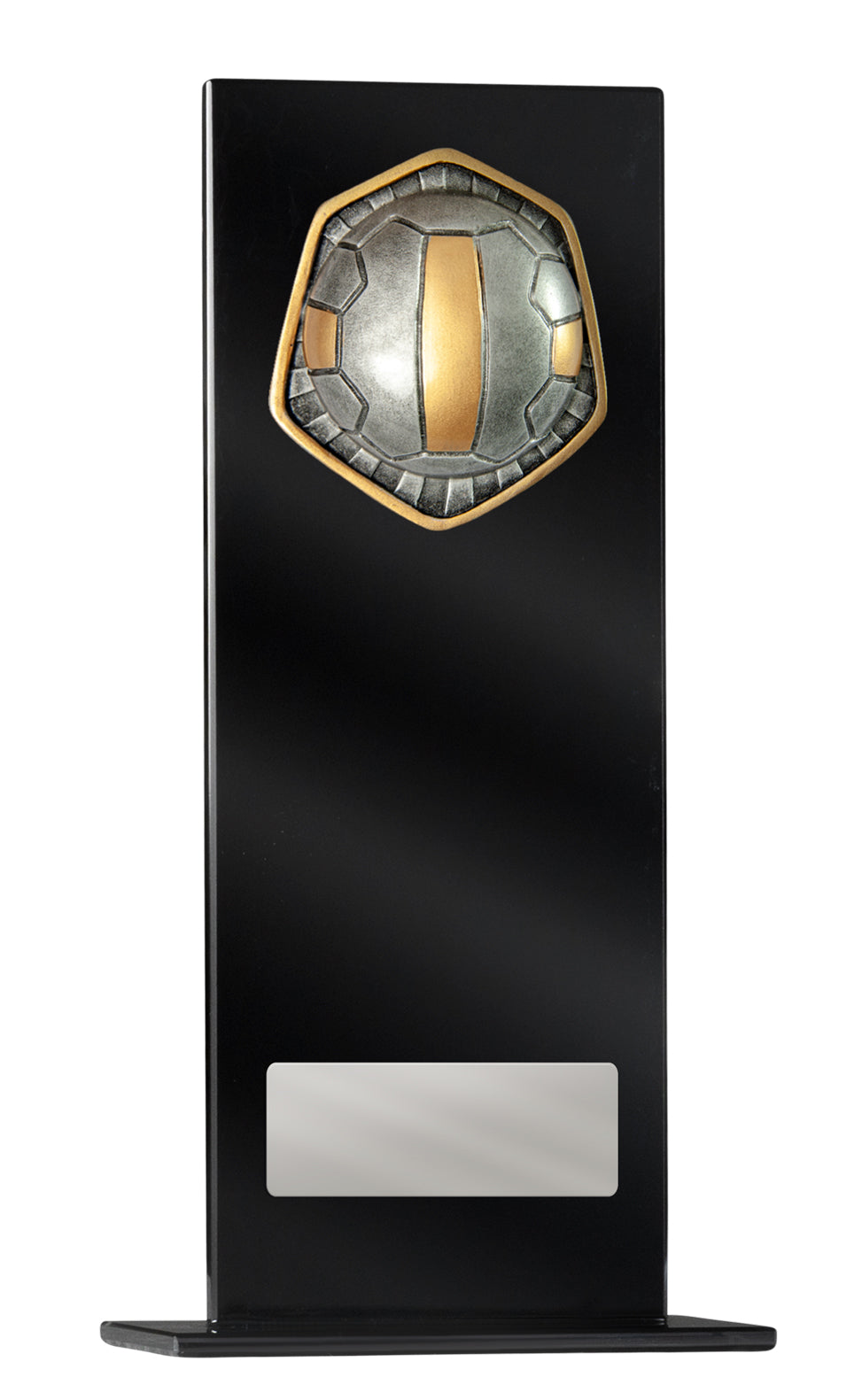 1215BKE-RI8B Black Glass Series-Netball