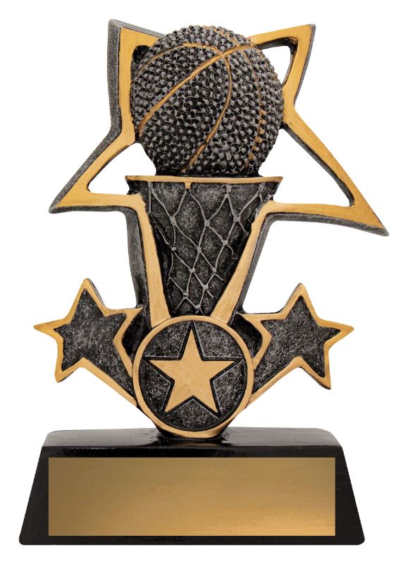 12434M Basketball Tri-Star 13.5cm