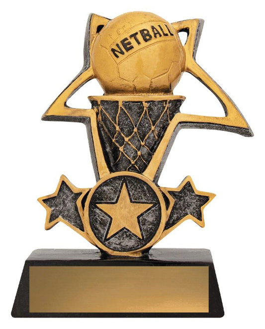 12437S Netball Tri-Star 11.5cm