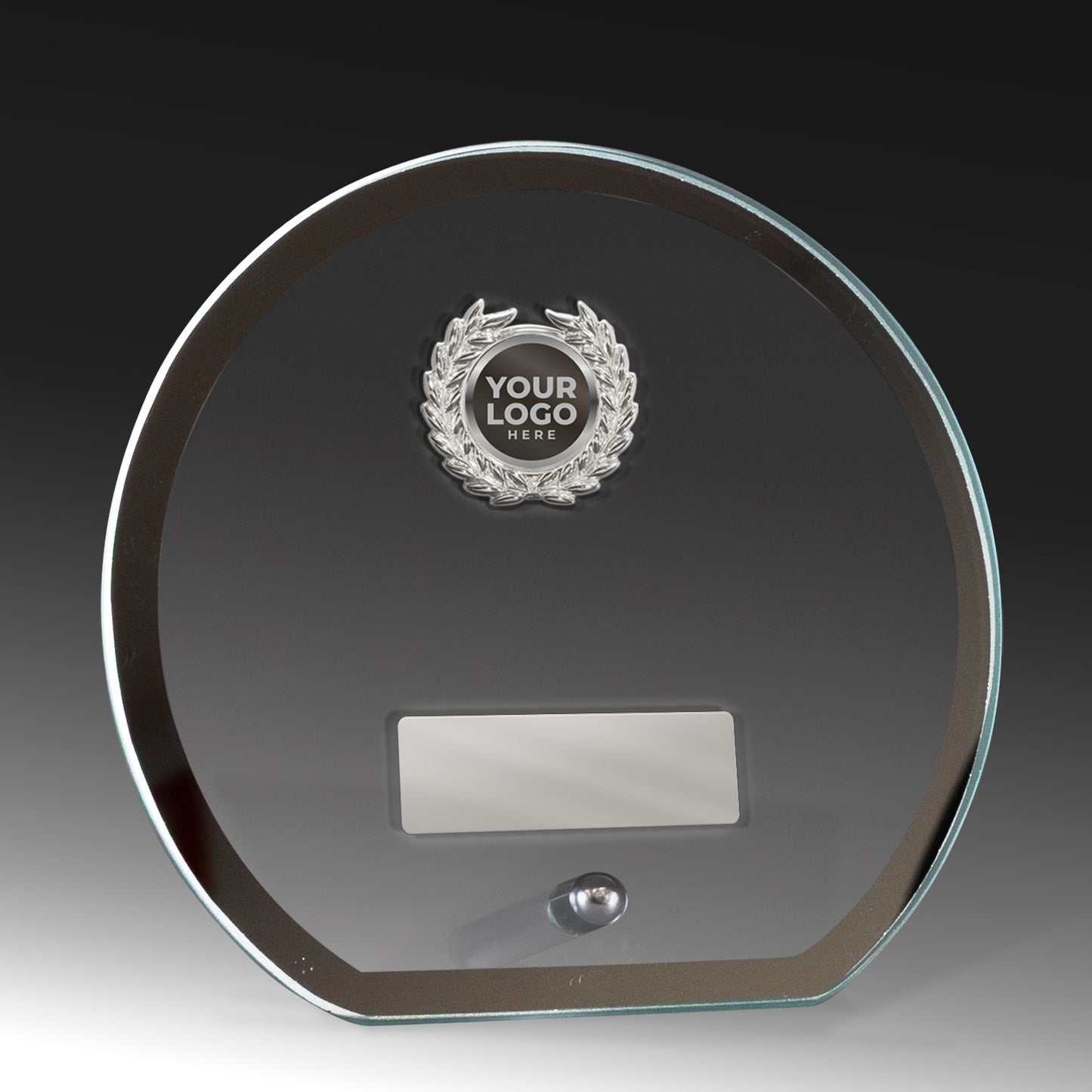 12561CIRCLE-3781SVP  Mirror Rim Glass with Trim