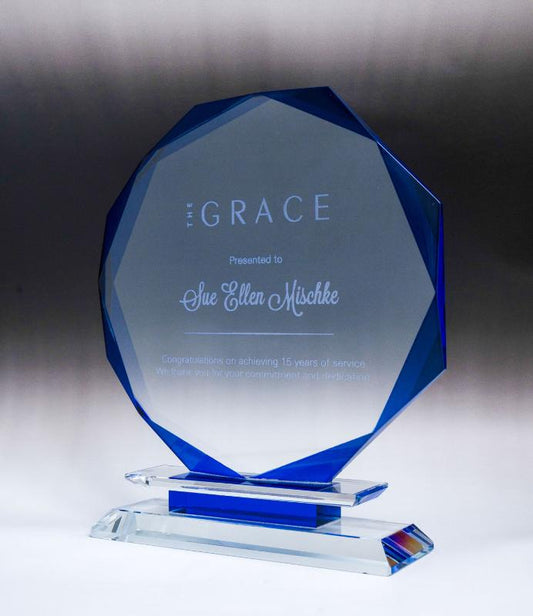 1262CBU Ikon Glass-Octagon 20.8cm