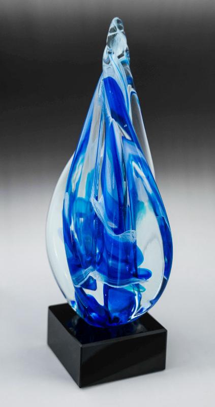 1265A Artistic Glass-Aquarius 25cm