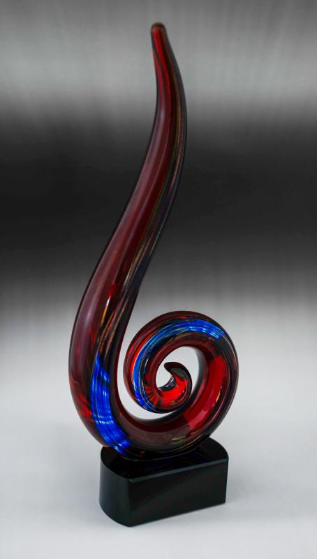 1265E Artistic Glass-Limpet 31.5cm