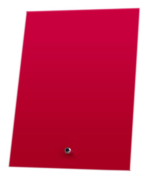 1268-3R Laser Glass Rectangle Red 20.5cm