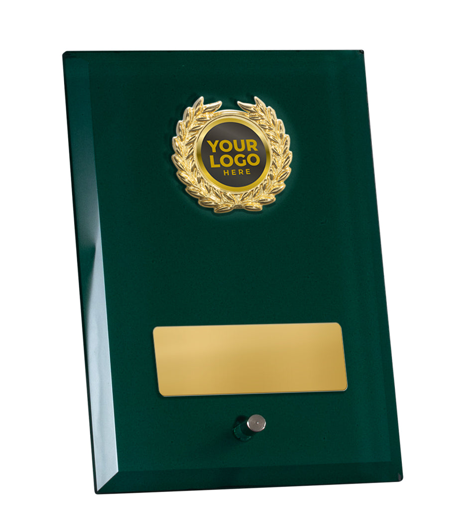 12683GN-3783GVP Green Glass with Trim