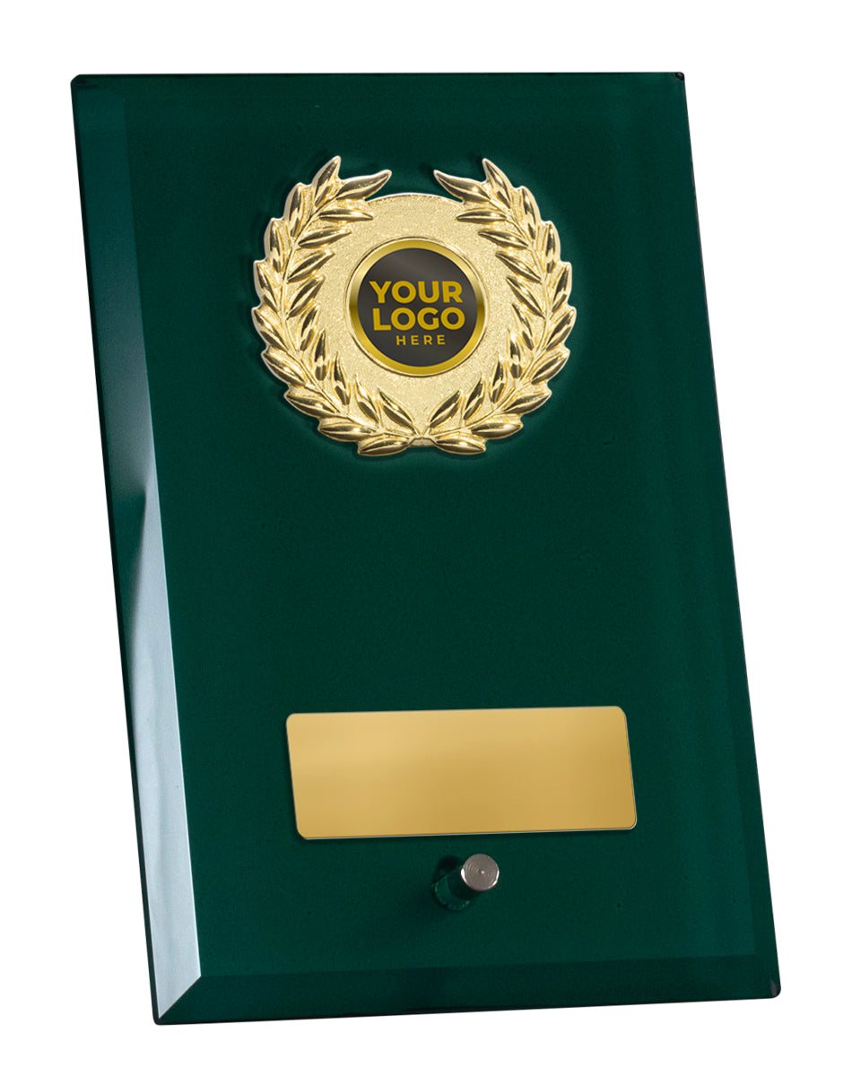 12683GN-3783GVP Green Glass with Trim