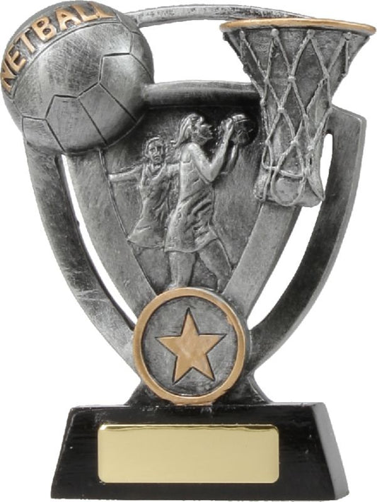 12737L Netball Budget Theme 14.5cm
