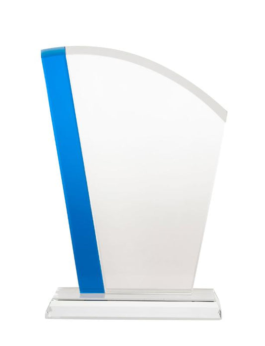 1277-1A Blue Edge Curve 19.5cm