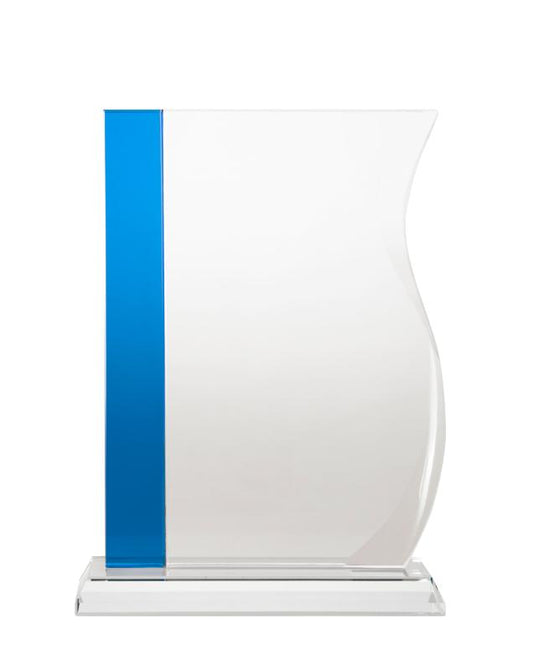1277-2A Blue Edge Rectangle 17cm