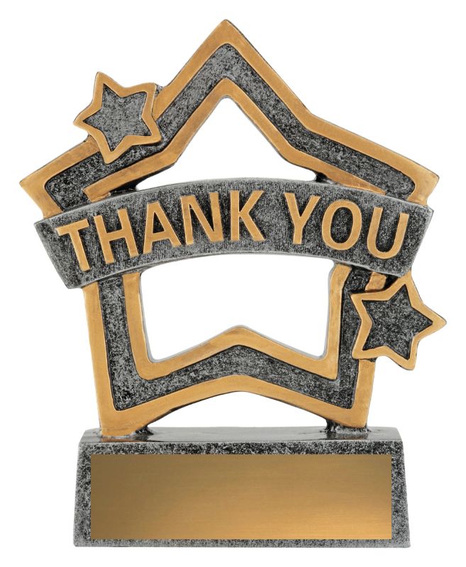 12805 Rally Mini Star - Thank You 11.5cm