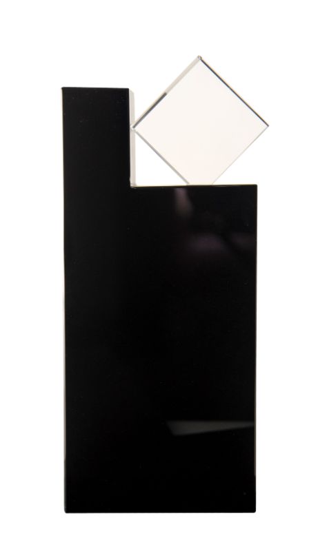 1281B Black Diamond Crystal 21.5cm