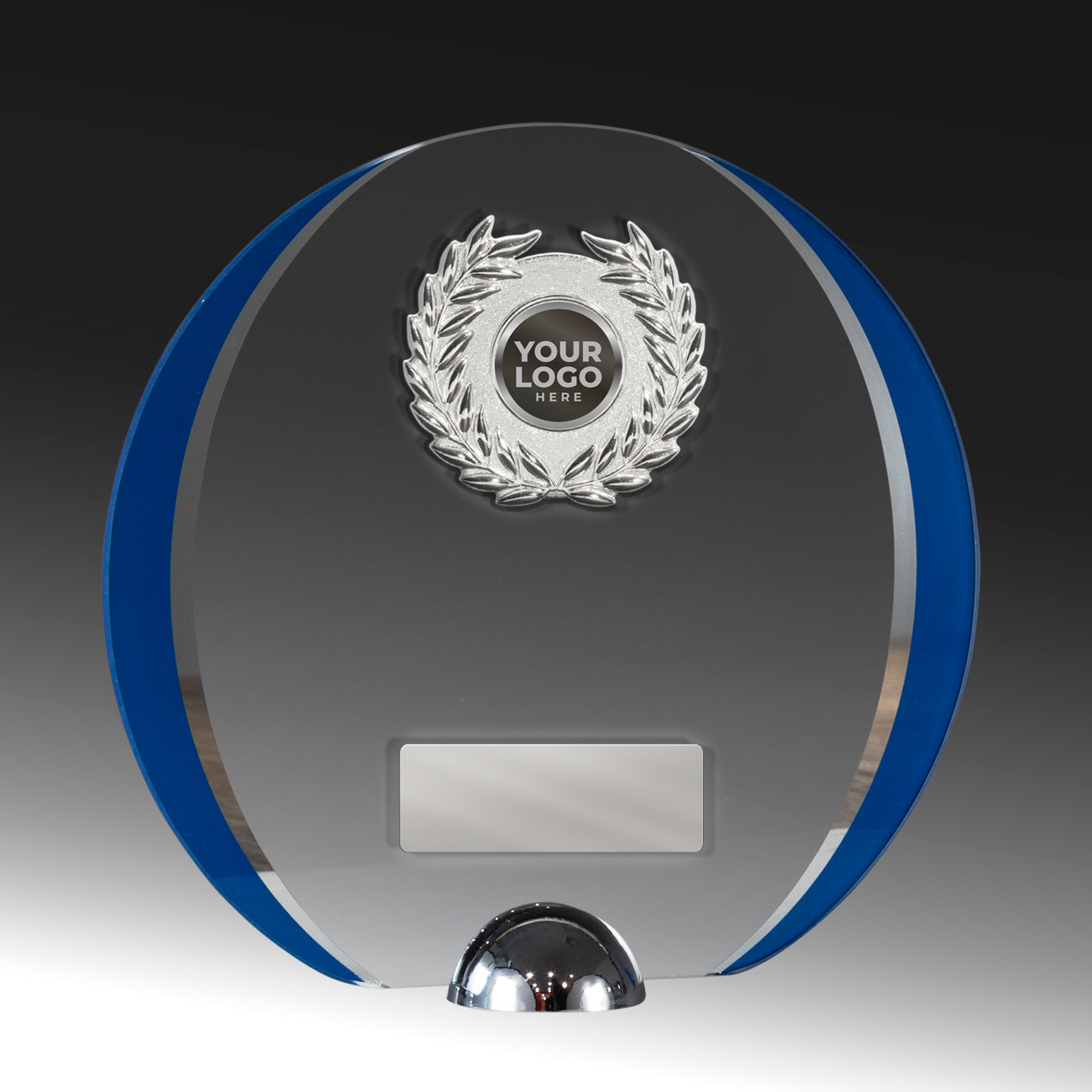 1291CBU-3783SVP Clear-Blue Glass with Trim