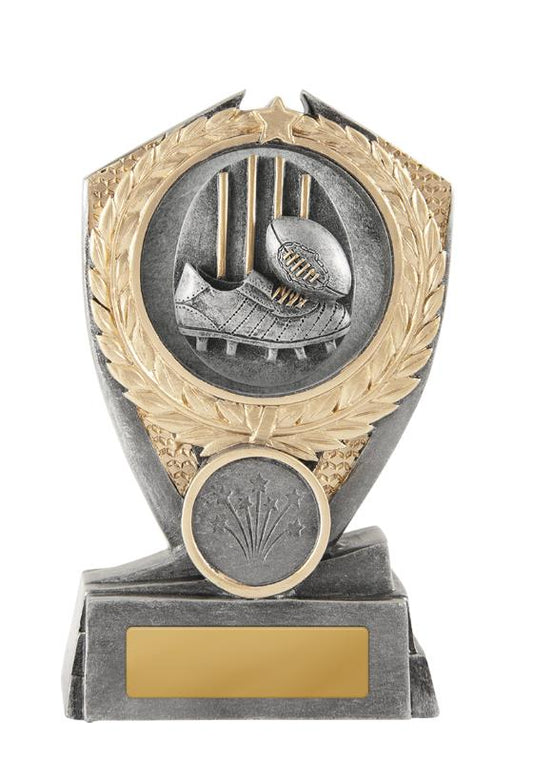 12A-2DC3G Hero Shield-Aussie Rules 12.5cm