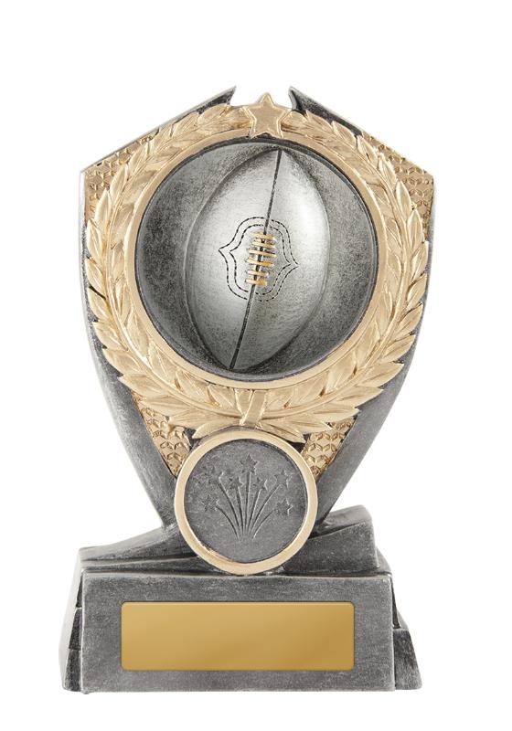 12A-2DC3GA Hero Shield-Aussie Rules 12.5cm