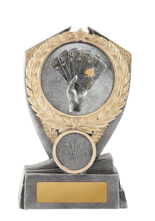 12A-2DC54G Hero Shield-Poker 12.5cm