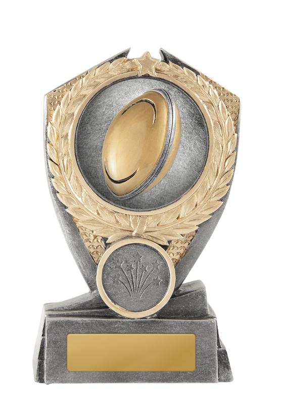 12A-2DC6G Hero Shield-Rugby 12.5cm