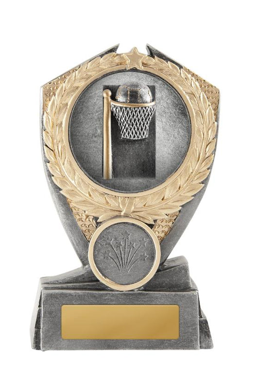 12A-2DC8G Hero Shield-Netball 12.5cm