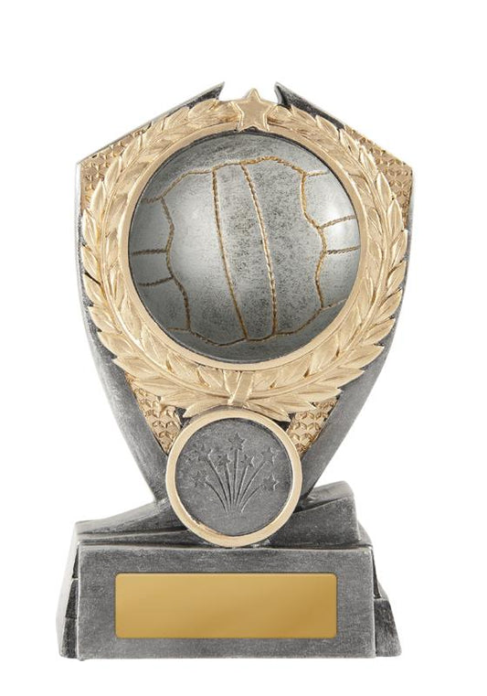 12A-2DC8GA Hero Shield-Netball 12.5cm