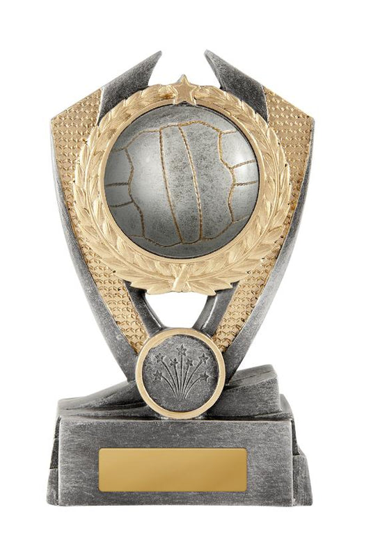 12B-2DC8GA Hero Shield-Netball 15cm