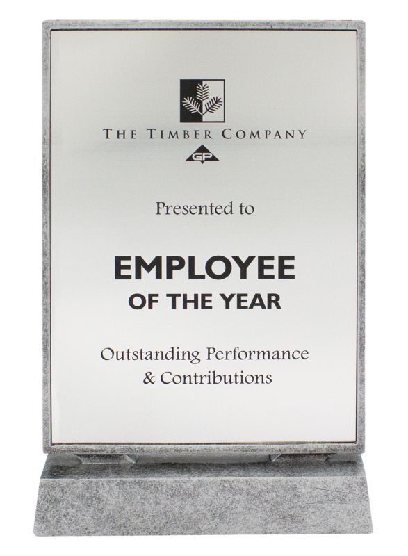 13402 Billboard Xtra Plaque Silver 21.5cm