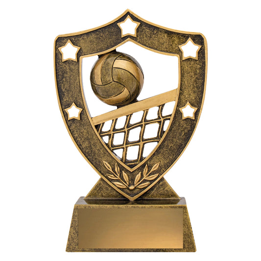 135VOL Volleyball Gold Shield