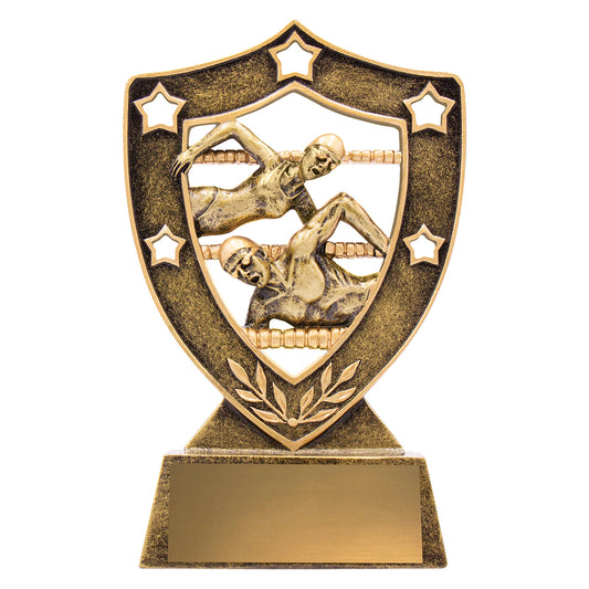 135SWG Swim Gold Shield