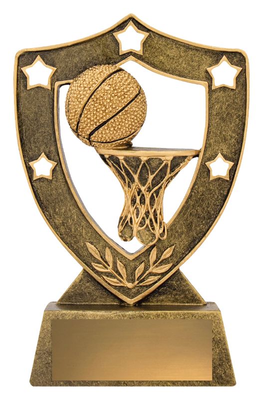 13534 Basketball Shield 13.5cm