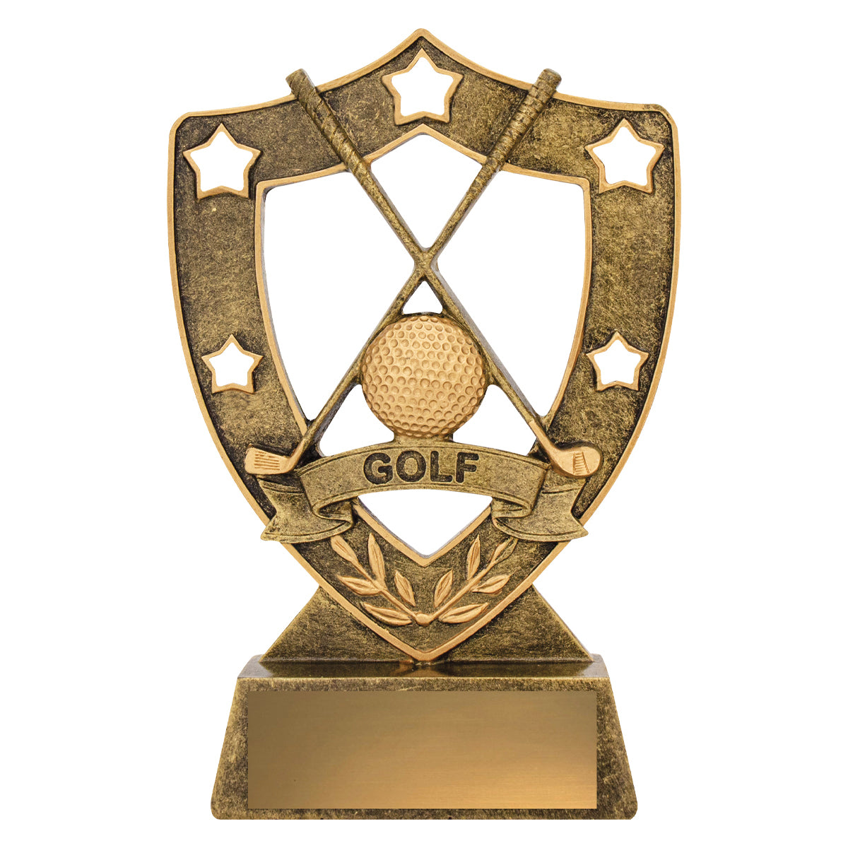 135GOL Golf Gold Shield