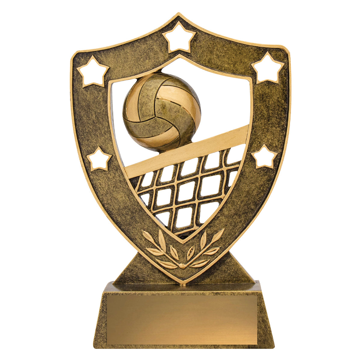 135VOL Volleyball Gold Shield