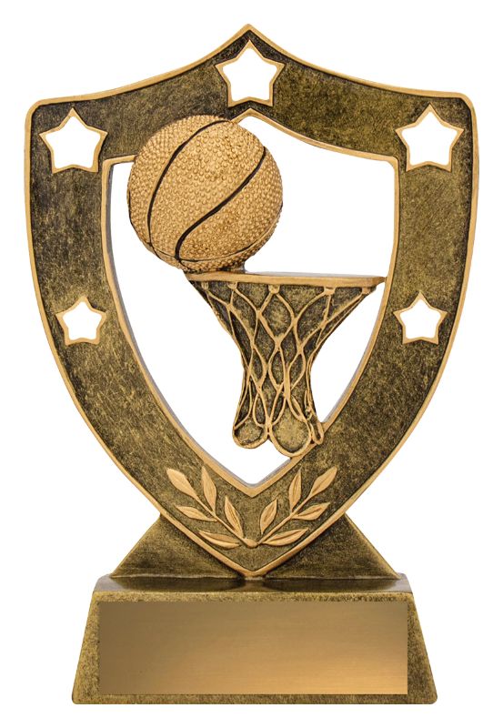 13634 Basketball Shield 15.5cm