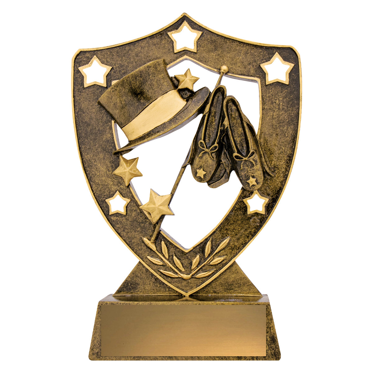 135DAN Dance Gold Shield
