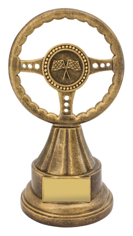 13884 The Wheel Antique Gold 24cm