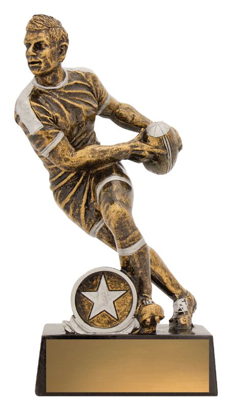 14113C Rugby Action Player 19cm