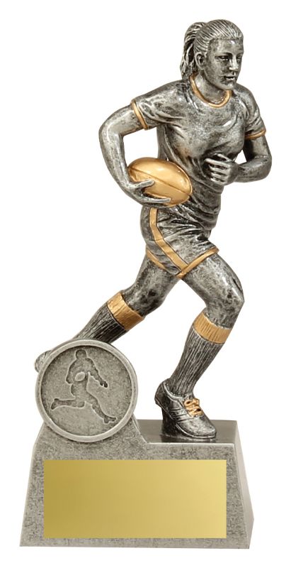14512A Rugby Female Icon 16cm