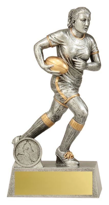 14512C Rugby Female Icon 21cm