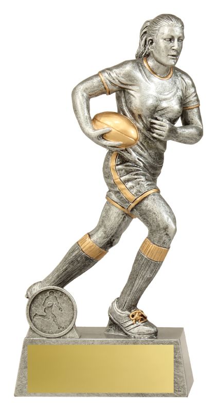 14512D Rugby Female Icon 23.5cm