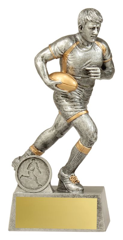 14513B Rugby Male Icon 18.5cm