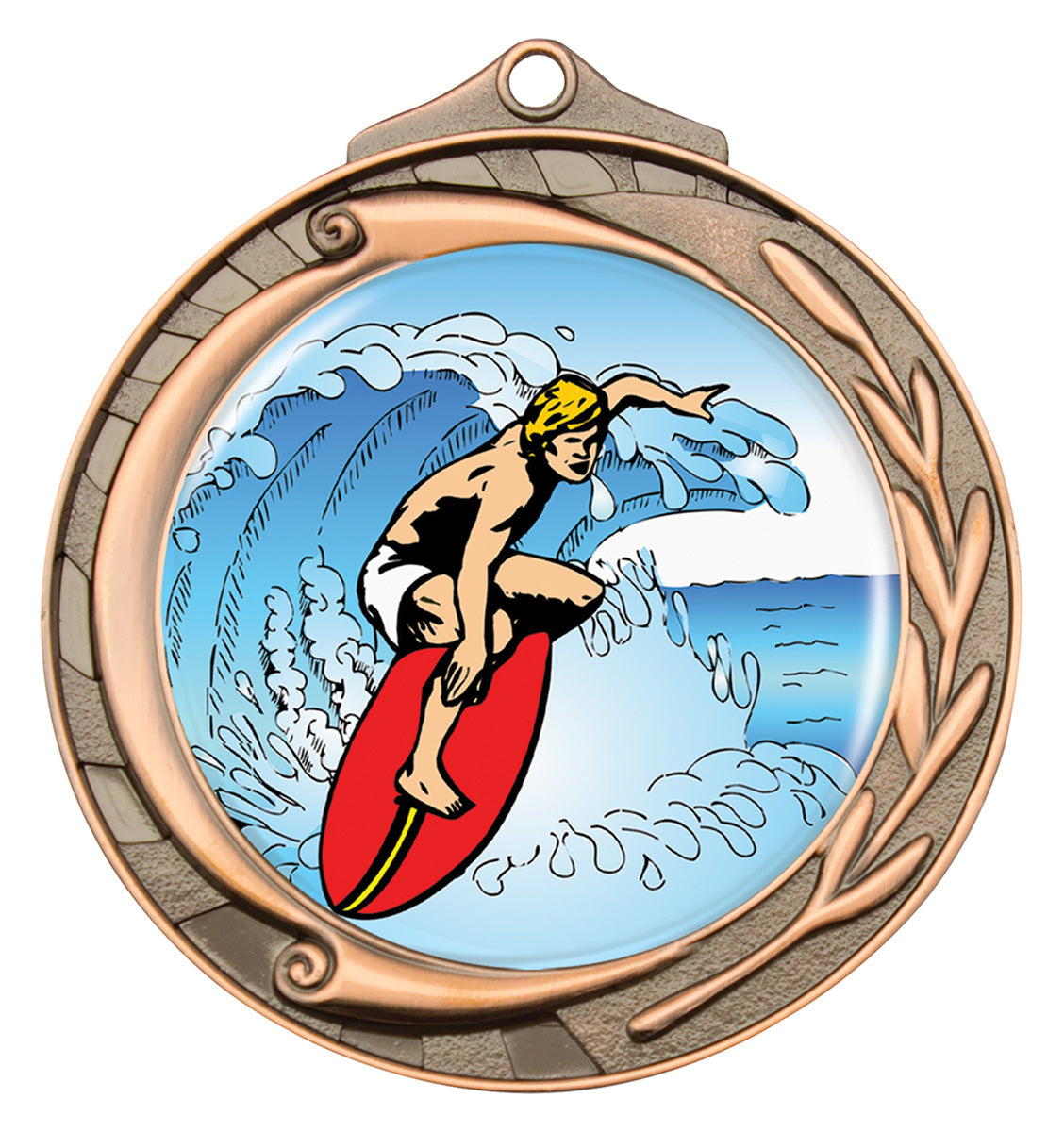 WMK163 Wreath - Surfing