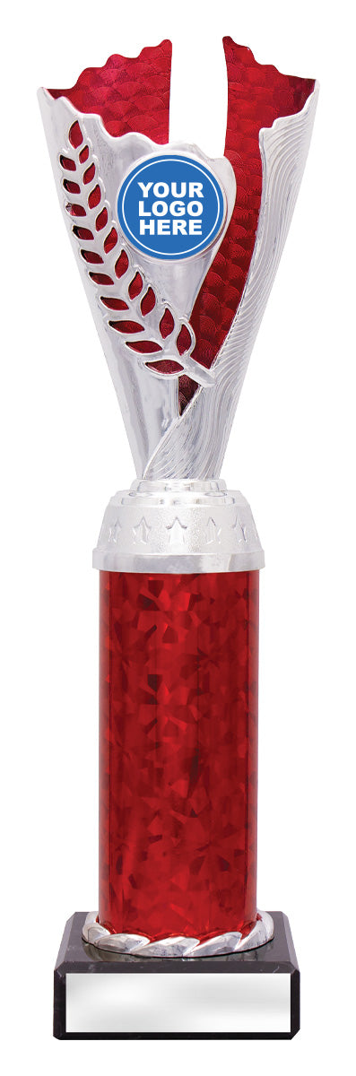 CUP23 Spirit Cups - Silver / Red