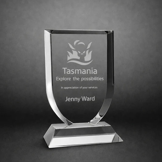 OC-SH Crystal Shield Award 200mm