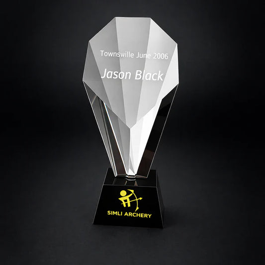 OCA-L Crystal Lotus Award on Black Base