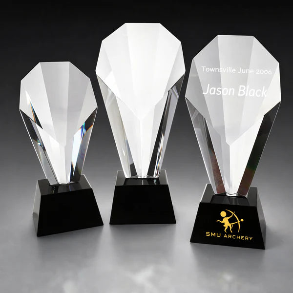 OCA-L Crystal Lotus Award on Black Base